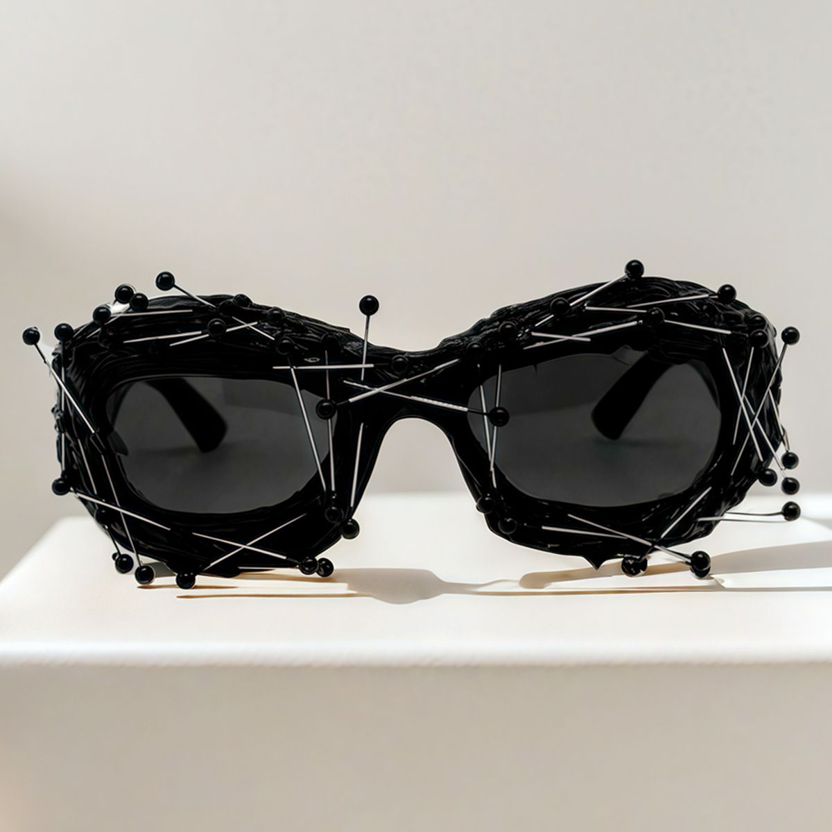 Personalized Beaded Sunglasses Fashion Sunglasses Top Trend Hip Hop Punk Style Sunglasses_viptrois.com