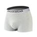 Pulse Underwear European Size Mid-Waist Pure Cotton Simple Solid Color Briefs Breathable Loose Men's Youth Boxer Shorts_viptrois.com