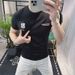 2025 Summer New Men's Short Sleeved American Trendy Brand Letter Printed Round Neck Half Sleeve T-shirt_viptrois.com