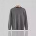 Pure European And American Cross-Border Trade Autumn Winter Men's Half Turtleneck Korean Version Slim Fit Solid Color_viptrois.com