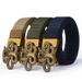Men's Belts High Quality Belt Antique Copper Alloy Toothless Automatic Buckle Thick Nylon Belt Outdoor Fashion Casual Belt_viptrois.com