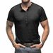 Men's Clothing Summer Men's Casual Men's Tops, Classic Men's Henley Shirts, Bamboo Cotton, Pure Cotton Short Sleeved T Shirts, Cool Feel_viptrois.com