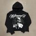 Foreign Trade American Street Style Gothic Hip-Hop Sweatshirt Star Print Hoodie Unisex_viptrois.com