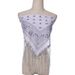 Spring And Summer Tassel New 53c*53cm Small Square Silk Scarf Cashew Flower Hip Hop Street Dance Headband Neck Tassel_viptrois.com