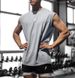 Men's Clothing Muscle Burning Fitness Sports Vest Men's Summer Leisure Running Training Loose Large Size Mesh Round Neck Sweatshirt_viptrois.com