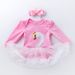 Baby clothes baby children's clothing baby long-sleeved halter dress cartoon swan mesh princess skirt_viptrois.com