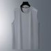 Men's Clothing Summer Ice Silk Quick Drying Waistcoat Vest Ice Silk Short Sleeved Sports Fitness Sleeveless T Shirt_viptrois.com