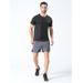 Men's Clothing Sports T-Shirt Quick-Drying Short-Sleeved Running Fitness Training Clothes Elastic Breathable Ice-Feel Cycling Clothes_viptrois.com