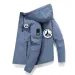 Baseball Mens: Autumn Winter Solid Color Coat - Casual Outdoor Slim Fit Sports Zipper Jacket_viptrois.com