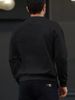 Polar Fleece Solid Color Round Neck Sweater Mens Candy Cotton Long Sleeve Working Clothes_viptrois.com