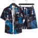 Men's Clothing Summer Short Sleeved Men's Shirt Seaside Beach Vacation Leisure Loose Shorts Men's Clothing Trend_viptrois.com