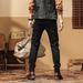men's cycling stretch jeans motorcycle pants_viptrois.com