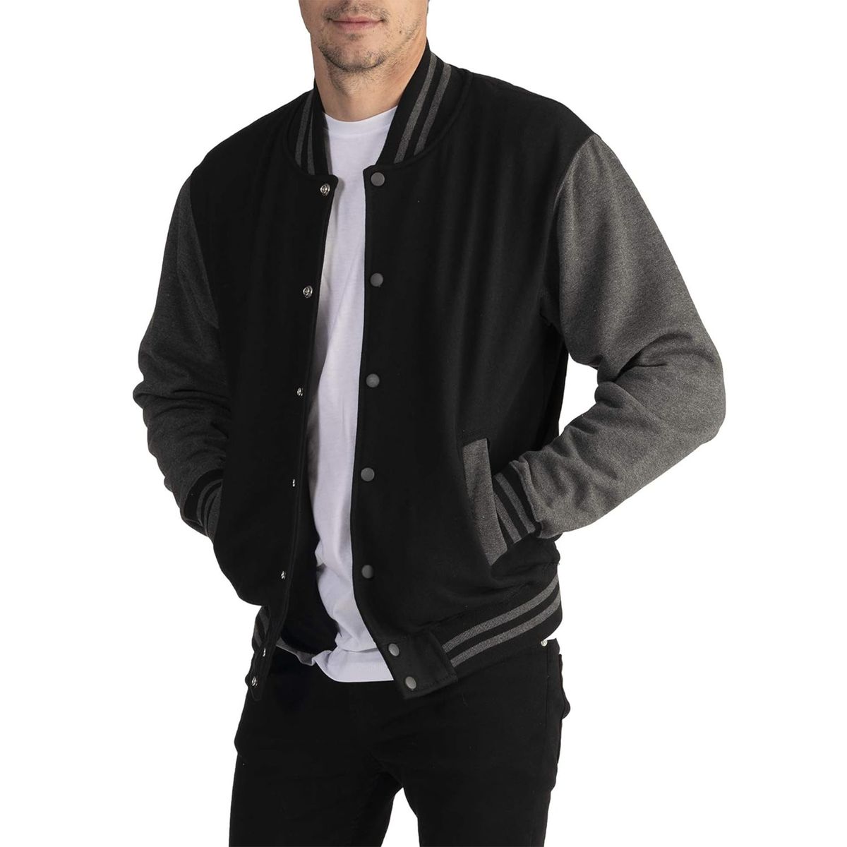 2025 Neue Lose Amerikanische Trendige Marke Baseball Jersey Mode Bomber Jacke Männer Casual Plus Größe Jacke_viptrois.com