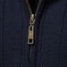 1 Autumn Winter New European Size Cross-Border Stand Collar Men's Half-Zip Solid Color Knitted High-Quality Export Sweater_viptrois.com