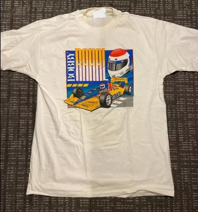 Vintage Indy Car 1991 Bobby Rahal T-Shirt Mens Womens Tees Top Tops Tees Men's Women's, Bobby Rahal Shirt, Bobby Rahal_viptrois.com