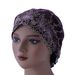 Double Layer Embroidered Fishtail Headscarf Hat – Elegant Lace Cover For Women (White Hair Friendly Design)_viptrois.com
