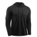 Men's Performance Hoodie - Moisture-Wicking Slim Fit Running Top For Autumn & Winter, Lightweight Quick-Dry Fitness Wear With Adjustable Hood_viptrois.com