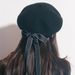 Headwear Bow Beret Caps Fashion Soft French Artist Painter Hat With Bowknot Cotton Newsboy Cap Autumn Winter_viptrois.com