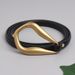 Women's thin belt genuine leather new horseshoe buckle versatile Korean decorative suit coat sweater dress fashionable and simple_viptrois.com