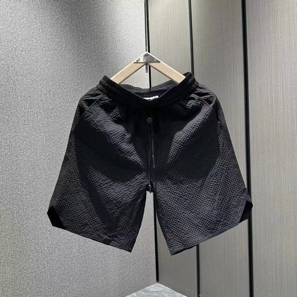 Men's Clothing Summer New Style Seersucker Shorts Men's Trendy All Match Five Point Pants Casual Couple Style Dopamine Beach Pants_viptrois.com