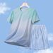 Men's Clothing Sportswear Suit Men's Elastic Breathable Short Sleeved T Shirt Summer New Casual Shorts Set Men's T_viptrois.com
