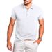 Men's New Polo Shirt Short-sleeved Fashion Lapel Sports Outdoor T-shirt Tops_viptrois.com