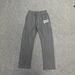 men's clothing small label flocking print sweatpants cuffed trousers comfortable and fashionable_viptrois.com