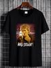 Rod Stewart And Cyndi Lauper 2017 Concert Tour T Shirt Black Size L Homme Casual Soft Designer Clothes Slightly Summer Unisex Streetwear Stretched_viptrois.com