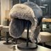 Winter Fleece Lined Thickened Warm Cycling Ear Protection Soft Hat Northeast Outdoor Windproof Skiing_viptrois.com