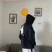 Trendy Brand New High Street Pentagram Print Long-sleeved Sweater Couple Hooded Shoulder Sweater_viptrois.com