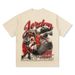 Men's Clothing Men's T-shirts Air Legend Basketball Vintage American Printed Short Sleeved T-shirt Washed Small Neckline_viptrois.com