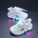 Baby 2023 Spring Autumn New Boys Girls Glow Chunky Sneakers Small And Medium Sized Kids Baby Shoes With Soft Soles_viptrois.com