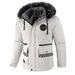 Men's Clothing Winter Fleece-Lined Hooded Jacket With Detachable Fur Collar - Warm Thickened Casual Coat For Cold Weather (Black/White, Sizes M-5XL)_viptrois.com