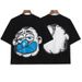 Men's Clothing Loose Cotton Round Neck Loose Design Personalized Printing Fun T Shirt For Men And Women_viptrois.com