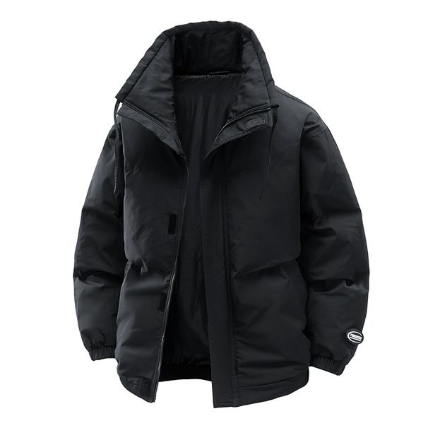 Men's Clothing Customized Stand Up Collar Cotton Coat For Men And Women, Korean Style Loose Thick Cotton Coat For Couples_viptrois.com