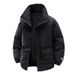 Men's Clothing Customized Stand Up Collar Cotton Coat For Men And Women, Korean Style Loose Thick Cotton Coat For Couples_viptrois.com