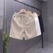 Men's Clothing Waffle Shorts Men's Summer Thin Shorts Men's Sports Loose Straight Beach Pants_viptrois.com