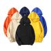 Pure Pure 2021 New Men's Solid Color Hooded Pullover Sweatshirt Cross-Border Foreign Trade_viptrois.com
