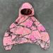 2025 New Leaf Pink Camouflage Sweatshirt Harajuku Pullover Aesthetic Couple Clothing Hoodie Jacket_viptrois.com