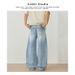 Men's Clothing High Street Baggy Jeans Bamboo Machete Jeans Unisex Straight Slightly Flared_viptrois.com