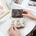 Card Bag Card Cases New Double Layer Zipper Accordion Card Holder Short Cartoon Bear Print Accordion Card Holder Multiple Card Slots Coin Purse_viptrois.com