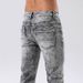 Men's Clothing New Denim Trousers Ins Trendy Black Slim Thick Line Denim Pants_viptrois.com