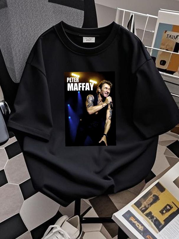 Peter Maffay Maffei Band T-Shirt Extratour 2013 Black Men'S Xl N046907 Comfortable Graphic Casual Unisex Streetwear Fashion Designer Clothes_viptrois.com