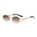 Frameless Retro Trimmed Metal Sunglasses Sunglasses Sun Protection Anti Ultraviolet Visor Spot_viptrois.com