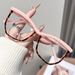 Trendy Cat Eye Frame Irregular Anti-Blue Light New Style No-Makeup Versatile Fashionable Non-Prescription Glasses_viptrois.com