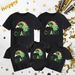 Pure Cotton Parent Child Wear Short Sleeved Solid Color Blank Family Wear_viptrois.com