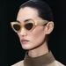 Retro Cat Eye Polygonal Sunglasses For Women Square Frame Ins High End Sunglasses Beach Fashion Sun Protection Glasses_viptrois.com