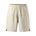 Men's Mesh Shorts Quick Drying Casual Five Point Pants With Belt Lining Versatile Drawstring Sports Cross Border Summer Loose Fit_viptrois.com