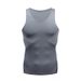Men's Clothing Sports Tight Vest Quick Drying Sleeveless Fitness Elastic Solid Color Bottom Running Body Shaping_viptrois.com
