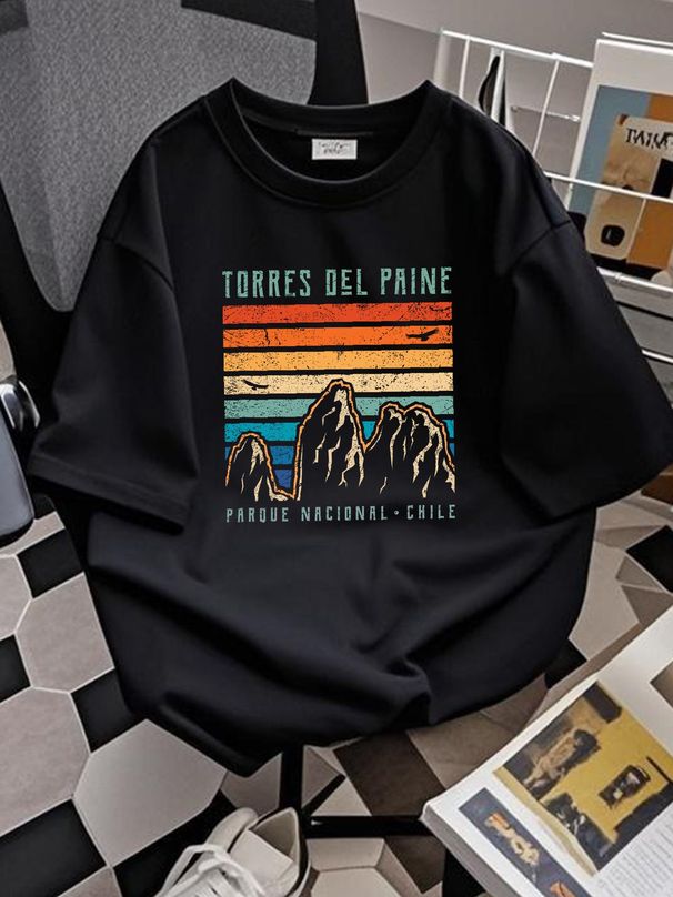 Torres Del Paine Retro Chile Mountains Vintage Baseball Cap Snapback Caps Knitted Hat Streetwear Comfortable Versatile Homme Casual Fashion_viptrois.com